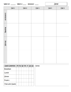 Early Learner One-Page Example 3