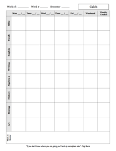 High School Two-Page Example 2a
